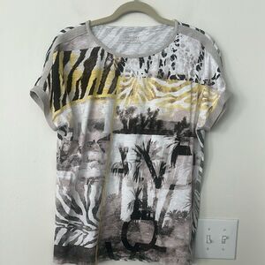 Olsen Cosima Relaxed Fit Organic Cotton Top M/10